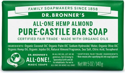 Image de Bronner`s Savon naturel pur Amande 140g