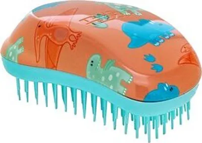 Produktbild von Tangle Teezer The Original Mini Haarbürste zum einfachen Kämmen von Haaren Dino Mighty