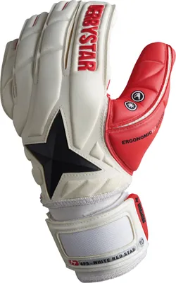 Produktbild von Torwarthandschuhe Derbystar Aps White Red Star White - 10.5