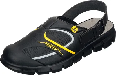 Produktbild von Clog schwarz/gelb - 35