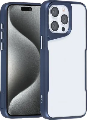 Immagine prodotto di Custodia posteriore TUNIQ per iPhone 15 Pro Max - Silicone - Blu scuro