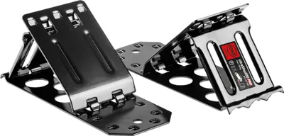 Produktbild von HEYNER® Unterlegkeile Auffahrkeile Metallkeil klappbare Keile 1 Paar (2 Stück) KFZ universal Wegroll-Stopp