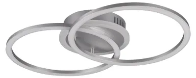 Produktbild von Reality LED Deckenleuchte VENIDA titanfarbig, Acryl weiß