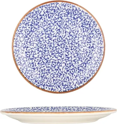 Zdjęcie produktu dla Talerz deserowy By Bone - Edera Cobalt - Porcelana - 19 cm