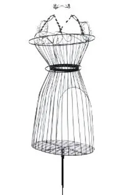 Produktbild von Mannequin-Modellständer, Ganzkörperdesign, Höhenverstellbar, 1 Schwarz