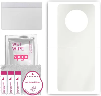 Produktbild von apgo Rückseite Schutzfolie, Matt, kompatibel mit Cubot Max 3, Hinten Hydrogel-Displayschutzfolie mit Positionierhilfe, kratzfest, einfache Montage