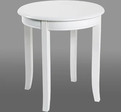 Produktbild von HAKU Möbel Beistelltisch weiß - Maße: H 51 cm x Ø 48 cm; 18342