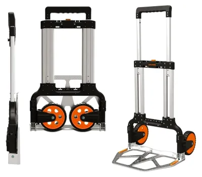 Produktbild von Kompakte Sackkarre, zusammenklappbar, 125 kg, Aluminium