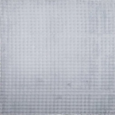 Image de vidaXL Tapis carré SIROLO Gris 200 x 200 cm Polyester