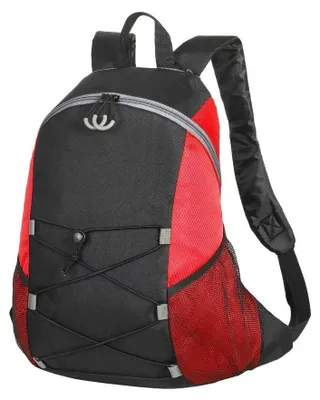 Produktbild von Shugon - Herren/Damen Uni Rucksack "Chester" FK824 (Einheitsgröße) (Schwarz/Rot)