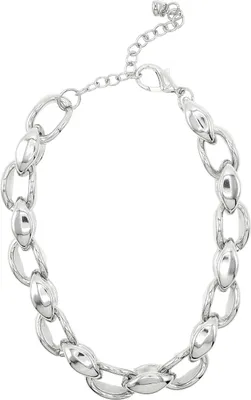 Produktbild von Kurze Kette Glam Loop elegante Gliederkette von collezione alessandro