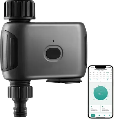 Produktbild von Smartes Bewässerungssystem für den Garten,WLAN Steuerung, Wetteranpassung, Verzögerung, 1 Ausgang mit Bluetooth Gateway