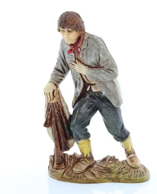 Dudelsackspieler-Figur, 10 cm, mehrfarbig, aus Karton