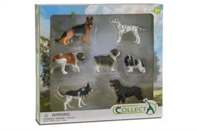Produktbild von Set mit 7 Welpenfiguren - Collecta