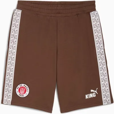 Produktbild von Puma FCSP KING Sweat Shorts Espresso Brown-PUMA White M