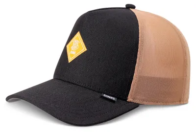 Produktbild von Djinns New HFT Trucker Cap FineFine Mesh Black/Khaki