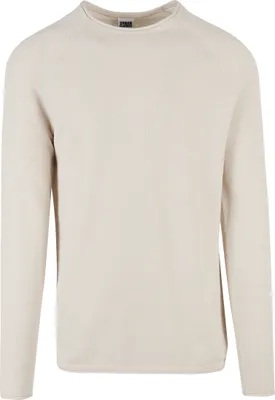 Produktbild von Urban Classics - Knitted Raglan Longsleeve lightgrey - 3XL