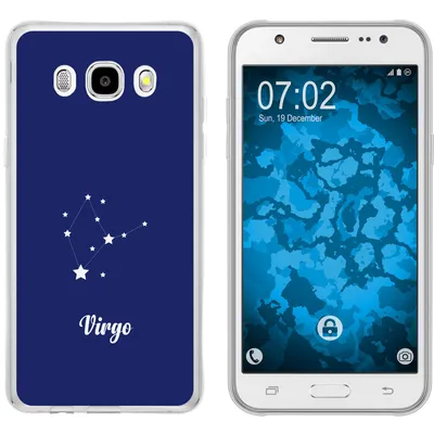 Produktbild von PhoneNatic Case kompatibel mit Samsung Galaxy J5 (2016) J510 Silikon-Hülle SternzeichenVirgo M2