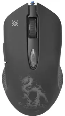 Zdjęcie produktu dla Defender GM-090L, Po prawej stronie, Optyczny, USB Typu-A, 3200 DPI, Czarny