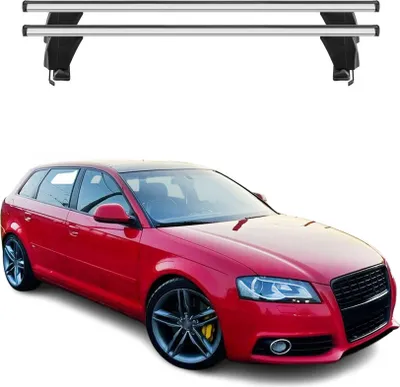 Image de Menabo Barres de transversales pour Audi A3 8PA Sportback 2005-2013 Alu Gris 2x