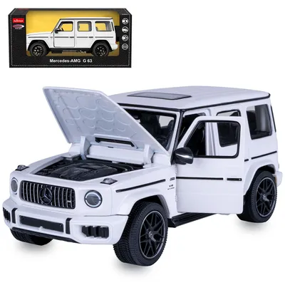 Modellauto Mercedes-AMG G 63 1:24 Diecast Metall weiß