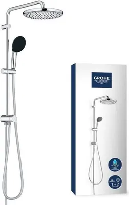 Zdjęcie produktu dla Duschsäule mit manueller Umstellung  Wassersparend  GROHE Vitalio Start System 250  Chrom  26680001