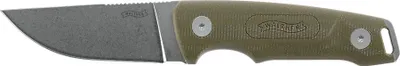 Productafbeelding van Walther GNK 3, automatisch openslaand, vouwmes, met een punt die naar voren buigt, staal, Micarta, groen, zilver