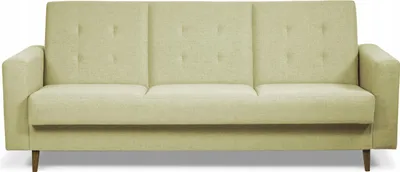 Produktbild von Schlafcouch - Sofa mit Bettkasten - Beige - 220x96x84 cm - Wellfedern - Gästesofa - Ausziehcouch - Klick-Klack-System - OSLO