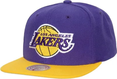 Produktbild von Mitchell & Ness Snapback Cap NBA Wool 2 Tone LA Lakers purple/yellow