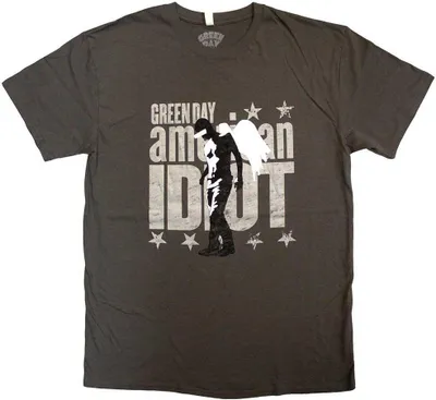 Immagine prodotto di Green Day - Maglietta "Am Idiot Angel" per uomo/donna Unisex RO12540 (S) (Antracite)