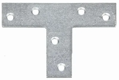Produktbild von Alberts Flachverbinder | T-Form | sendzimirverzinkt | 70 x 50 x 16 mm | 50er Set
