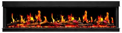 Zdjęcie produktu dla Kominek elektryczny ścienny FILADELFIA150, L 150, LCD LED, sterowanie aplikacją