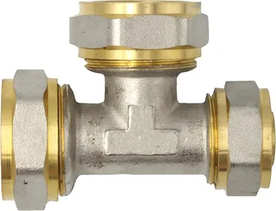 Produktbild von Klemmring Schraubfitting T-Stück reduziert 26x26x20 mm Verbundrohr