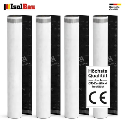 Unterspannbahn Dach 150g/m² Unterdeckbahn 300m² - 4 Rollen 1,5 x 50m SPB 150SKS