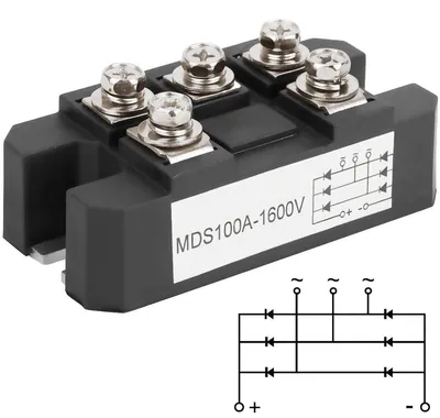 Dreiphasen-Brückengleichrichter MDS100A 1600V 100A AC-DC-Wandler