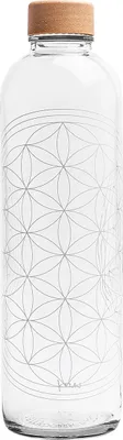 Produktbild von Carry Trinkflasche 1l Flower of Life  , klar