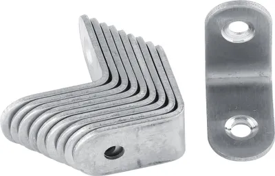 Produktbild von Menge von 10pcs Ecke Strebe Joint rechtwinkligen Winkel 90 L-Form (30*30*16MM)