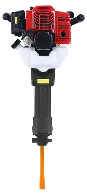 Produktbild von Abbruchhammer - Jackhammer Betonbrecher - 1900 W, 52 cm³ 2-Takt Motor - 6500 U/min - Schwerer Bodendurchbruch - Rot