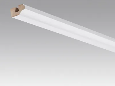 Produktbild von Meister | 2,38 m | Deckenabschlussleiste Weiss Hochglanz 5 Meter, Wand Deckenleiste, Sockelleiste, Fussleiste, Innenwinkel, Aussenecken, Montagezubehoer, Renovierung, Dekorleiste