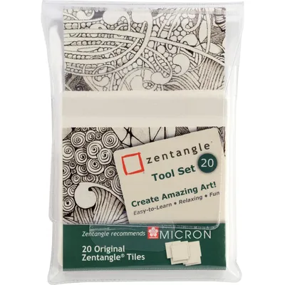 Produktbild von OZ International ZEN20B, 14 Jahr(e), Mädchen, Multi, Zentangle, 20 Stück(e), 105 mm