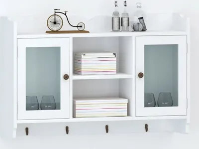 Produktbild von vidaXL Hängeschrank MDF Weiß