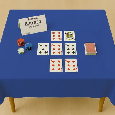 Produktbild von Blaues Spieltischdecken für Tischschutz - 180 x 145 cm
