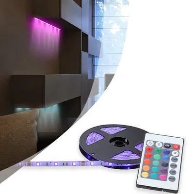 Produktbild von Globo Lighting LED-Band Kunststoff weiß, 150x RGBW LED