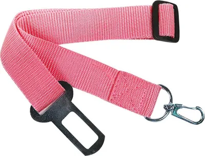 Image de Harnais pour chien | Laisse pour chien, adaptée à l'automobile | Réglable | Rose