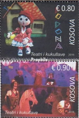 Produktbild von Briefmarken Kosovo 2016 Mi 361-362 (kompl.Ausg.) postfrisch Dodona Puppentheater
