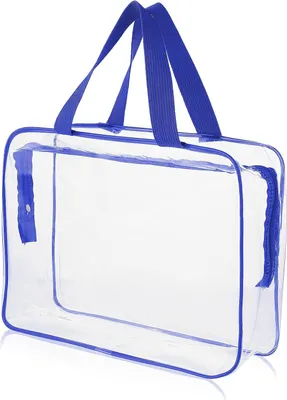 Produktbild von Transparente Aufbewahrungstasche für Make-up und Toilettenartikel - Wasserdichter kosmetischer Organizer
