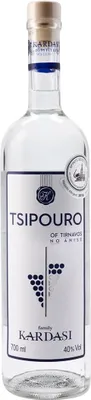 Produktbild von Tsipouro Tirnavou ohne Anis 40% 0,7l Kardasi