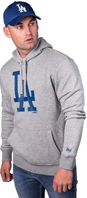 Immagine prodotto di Felpa con cappuccio New Era Mlb Regular Los Angeles Dodgers Grigio L Uomo Grigio L