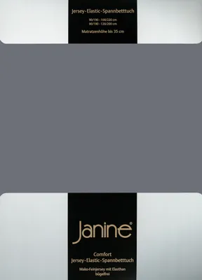 Produktbild von Janine Jersey Elastic Spannbetttuch 140x200 cm - 160x220 cm opalgrau