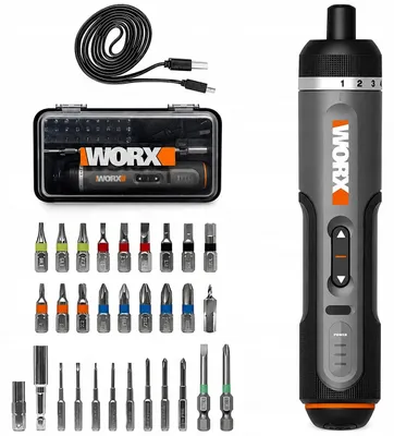 Produktbild von Multifunktionales Schraubenzieher-Set, 4V, magnetisch, WORX WX242